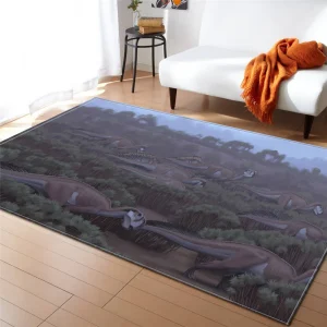 Alfombra Dinosaurio Negro